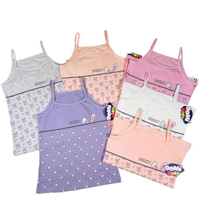 Майка для девочки 2-3 года (6 шт/уп)