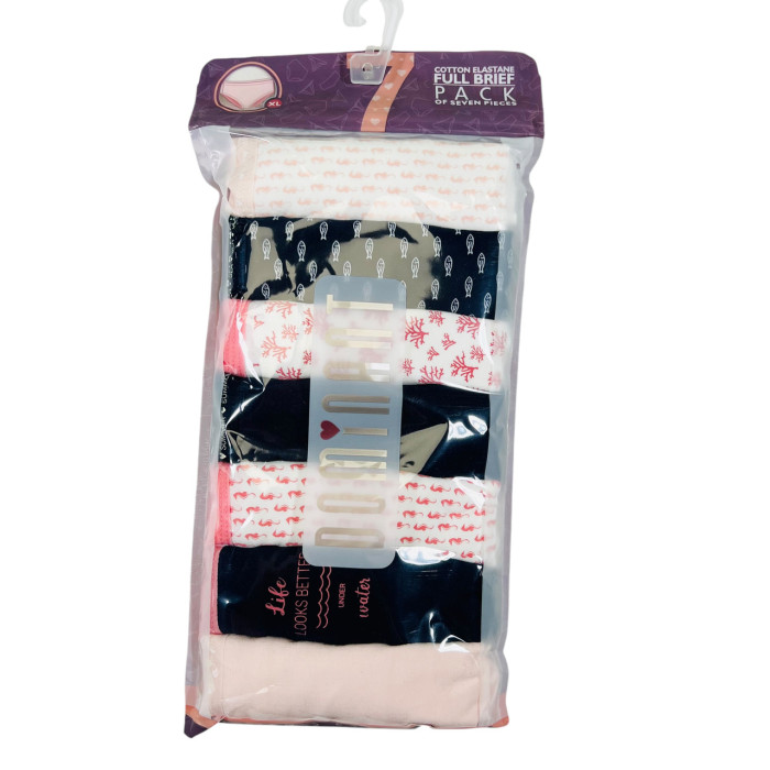 ОПТОМ. Набір жіночих трусів "Dominant" Розмір: 3XL. ( 7 шт/уп). Туреччина.