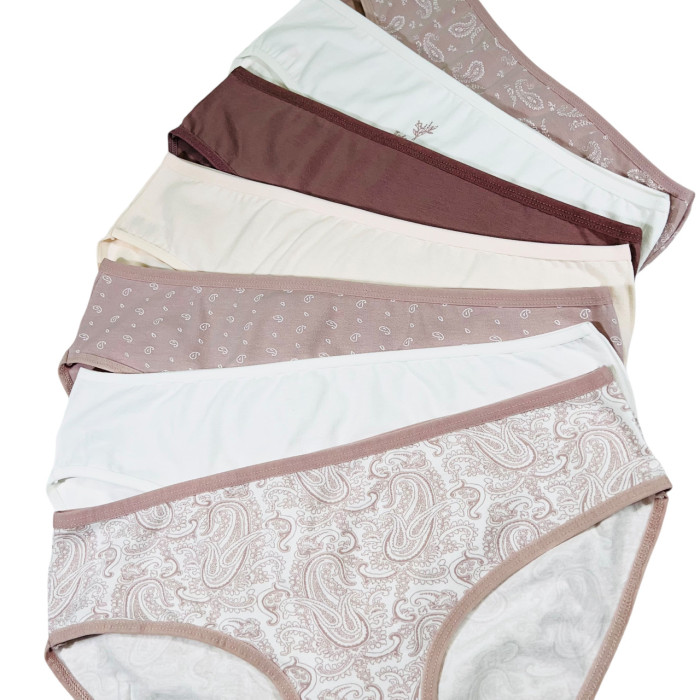 ОПТОМ. Набір жіночих трусів "Dominant" Розмір: XL. ( 7 шт/уп). Туреччина.