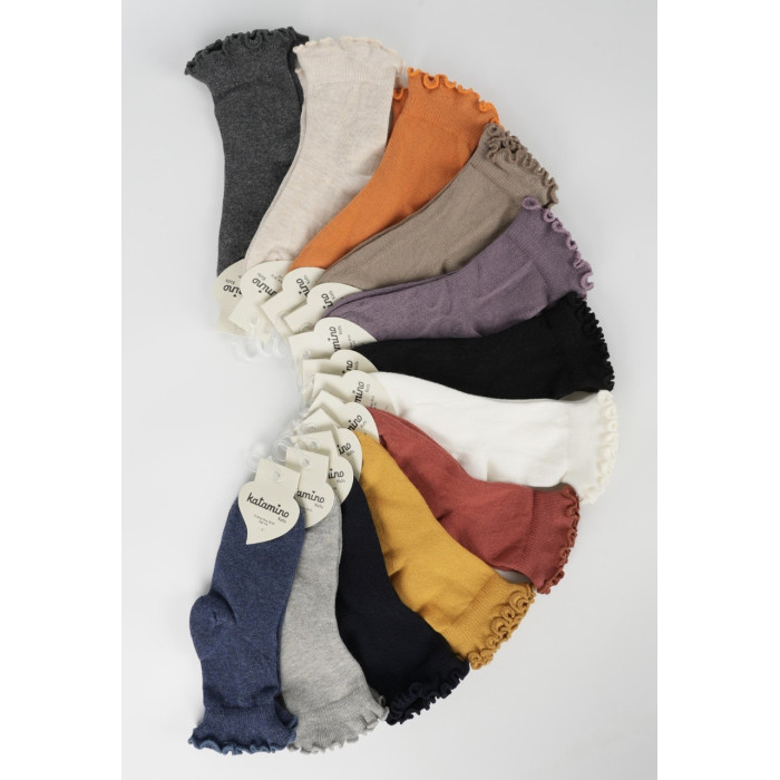 Носки хлопковые 3-4 года для девочек ТМ Katamino (12 шт/уп)