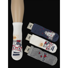 Носки хлопковые 1-2 года для девочек ТМ Katamino (6 шт/уп)