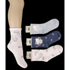 Шкарпетки бавовняні 7-8 років для дівчаток ТМ Katamino (6 шт/уп)