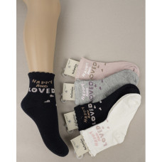 Носки хлопковые 3-4 года для девочек ТМ Katamino (6 шт/уп)