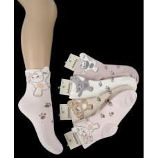 Носки хлопковые 5-6 лет для девочек ТМ Katamino (6 шт/уп)