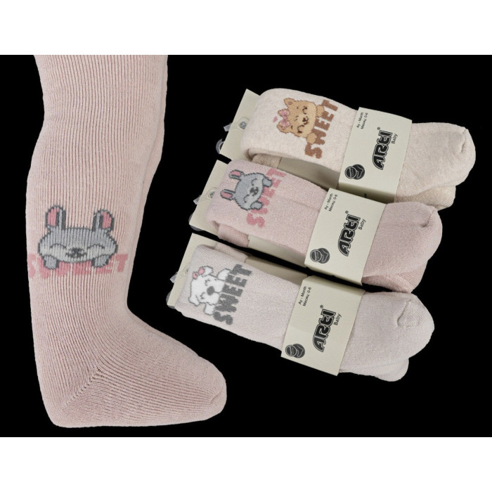 Махровые колготки для малышей 6-12 мес ТМ Arti (3 шт/уп) 350226