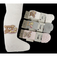 Махрові колготки для дітей 0-6 міс з гальмами ТМ Arti (3 шт/уп) 350244