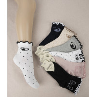 Носки хлопковые 3-4 года для девочек ТМ Katamino (6 шт/уп)