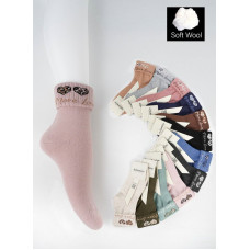 Женские шерстяные носки 36-40 (12 шт/уп) TM.Katamino (80% шерсти)