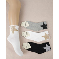 Носки хлопковые 9-10 лет для девочек ТМ Katamino (6 шт/уп)