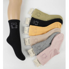 Шкарпетки бавовняні 1-2 роки для дівчаток ТМ Katamino (6 шт/уп)