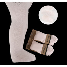 Колготки для немовлят 6-12 міс пудра ТМ Arti (3 шт/уп)