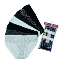 ОПТОМ. Набір жіночих трусів "Dominant" бікіні. Розмір: XL. ( 7 шт/уп). Туреччина.