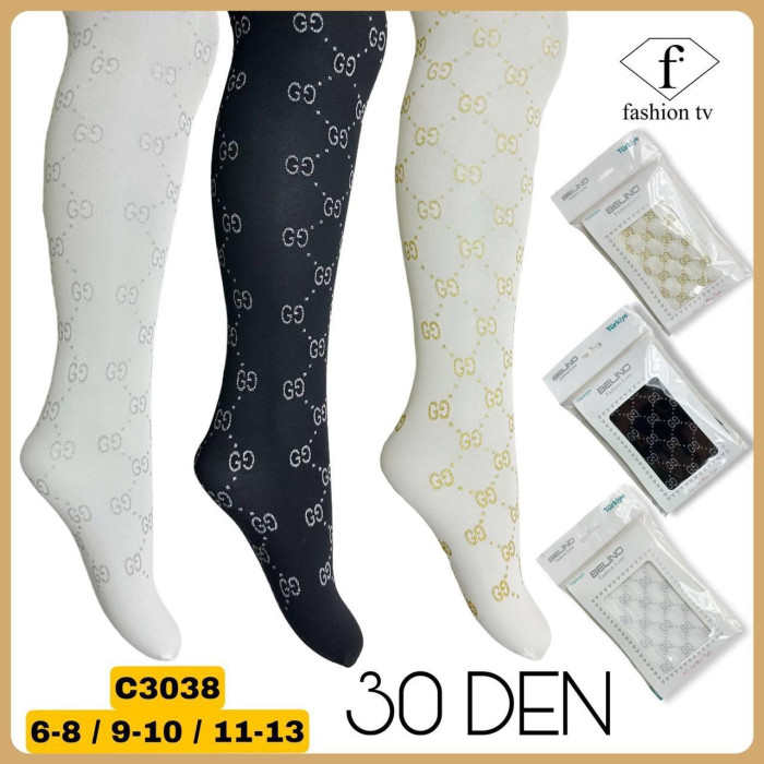 Колготки для девочек капроновые 11-13 лет ТМ Belino (3 шт/уп)