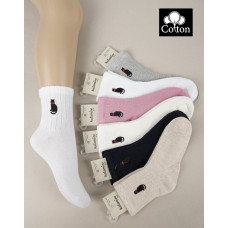 Шкарпетки бавовняні 13-14 років для дівчаток ТМ Katamino (6 шт/уп)