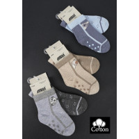 Шкарпетки бавовняні для малюків 0-6 міс (6 шт/уп)