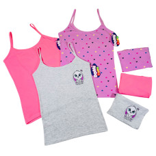 Майка для дівчинки 9-10 років( 6 шт/уп )