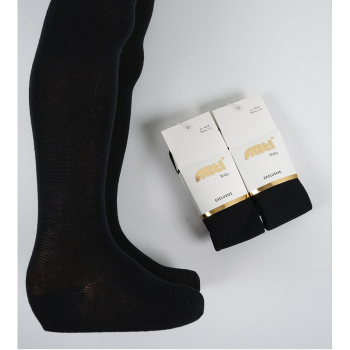 Колготки для новорожденных черные 12-18 мес  ТМ Arti Турция (3 шт/уп)