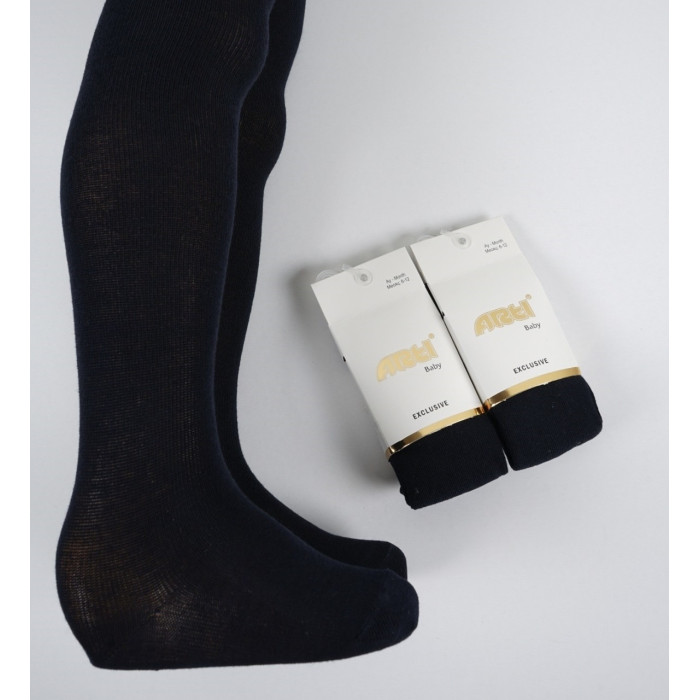 Колготки для новонароджених темно-синій 12-18 міс з ТМ Arti Туреччина (3 шт/уп)