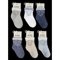 Носки хлопковые для малышей 18-24 мес (6 шт/уп)