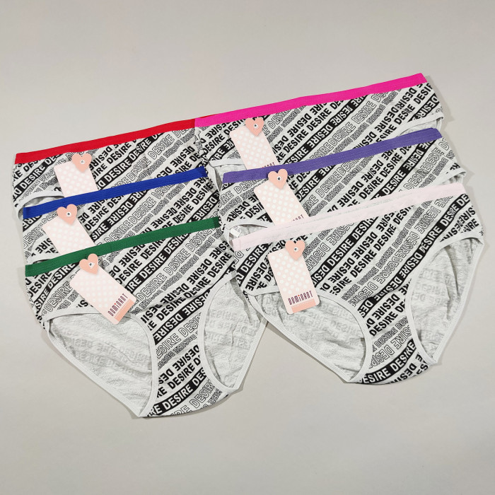 ОПТОМ. Набір жіночих трусів "Dominant". Розмір: XXL ( 6 шт/уп). Туреччина.