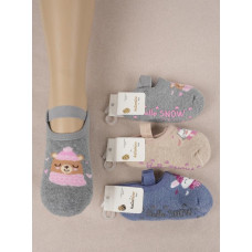 Махровые следы для девочек р.0 (0-6 мес.) ТМ Katamino (3 шт/уп)