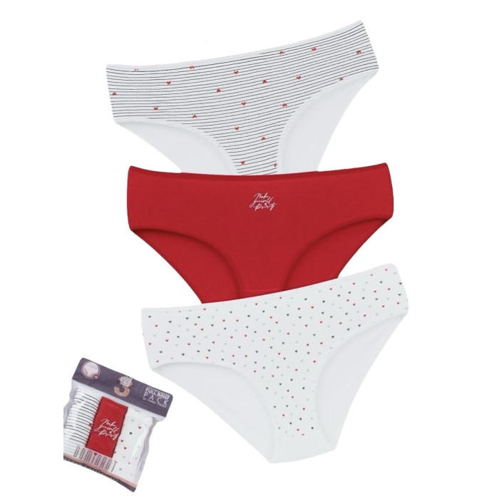 ОПТОМ.  Женские трусы. Размер: XL. ( 3 шт/уп). Турция.