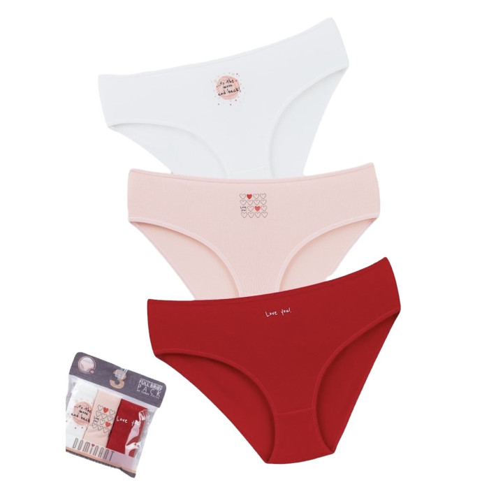 ОПТОМ.  Женские трусы. Размер: 2XL. ( 3 шт/уп). Турция.