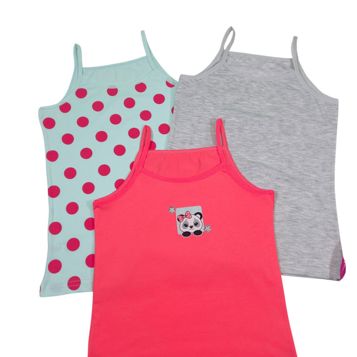 Майка для девочки 9-10 лет (3шт/уп)