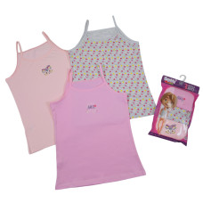 Майка для дівчинки 7-8 років (3шт/уп)