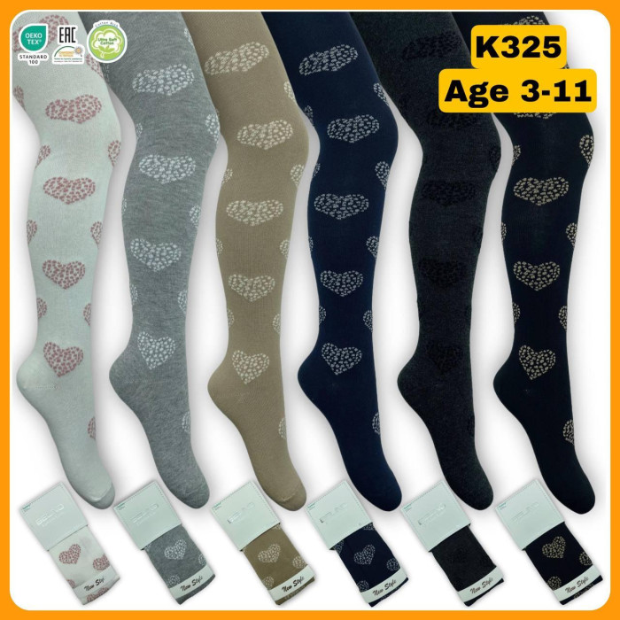 Колготки хлопковые для девочек р 11-12 лет TM Belino (6 шт/уп)