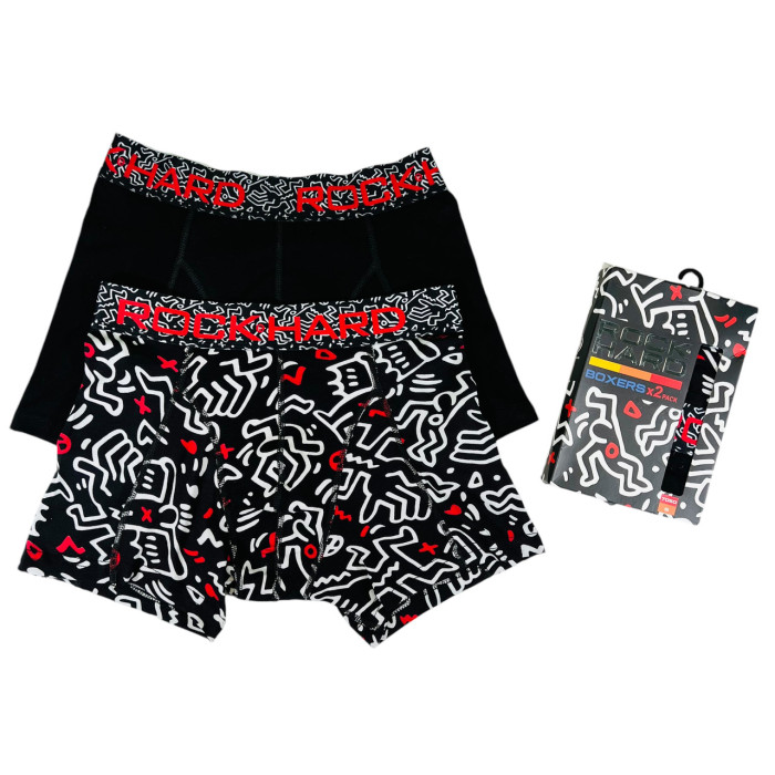 Мужские трусы боксерки. Размер: S. ROCK HARD (Турция) хлопок