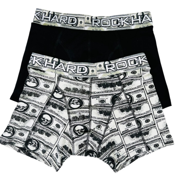 Мужские трусы боксерки. Размер: M. ROCK HARD (Турция) хлопок