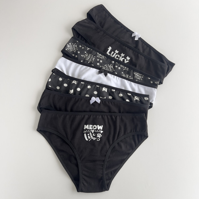 Набір трусиків тижневок  - Розмір: M. ( 7 шт/уп). ТМ. Nicoletta