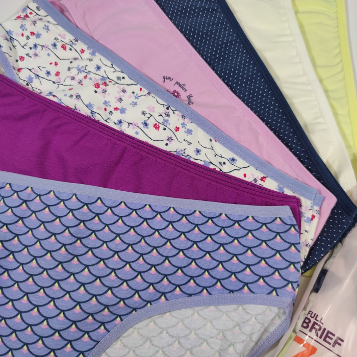 ОПТОМ. Набір жіночих трусів "Dominant". Розмір: 2XL. (7 шт/уп). Туреччина.