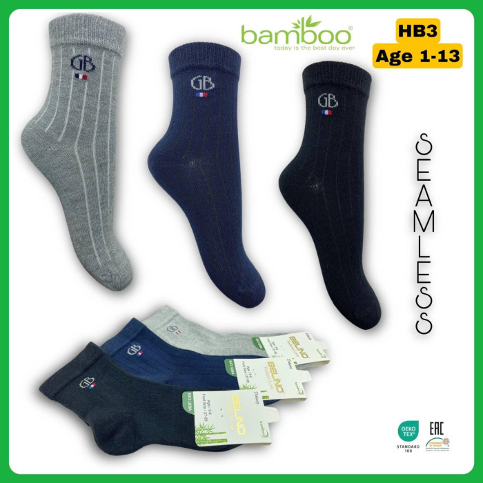 Хлопковые носки для мальчиков 7-8 лет ТМ Belino (6 шт/уп)