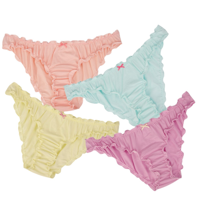 ОПТОМ. Набор женских трусов Зефирка "Dominant". Размер: S. ( 5 шт/уп). Турция.