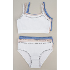 Комплект дитячої спідньої білизни в рубчик 15-16 років ТМ Katamino