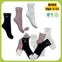 Шкарпетки бавовняні 11-12 років для дівчаток ТМ Belino (6 шт/уп)