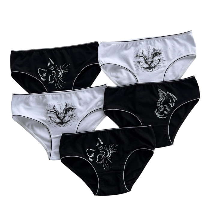 Детские трусики для девочек 6-7 лет (5шт/уп) ТМ Nicoletta