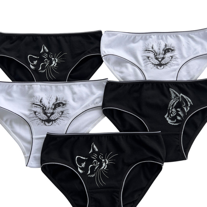 Детские трусики для девочек 8-9 лет (5шт/уп) ТМ Nicoletta