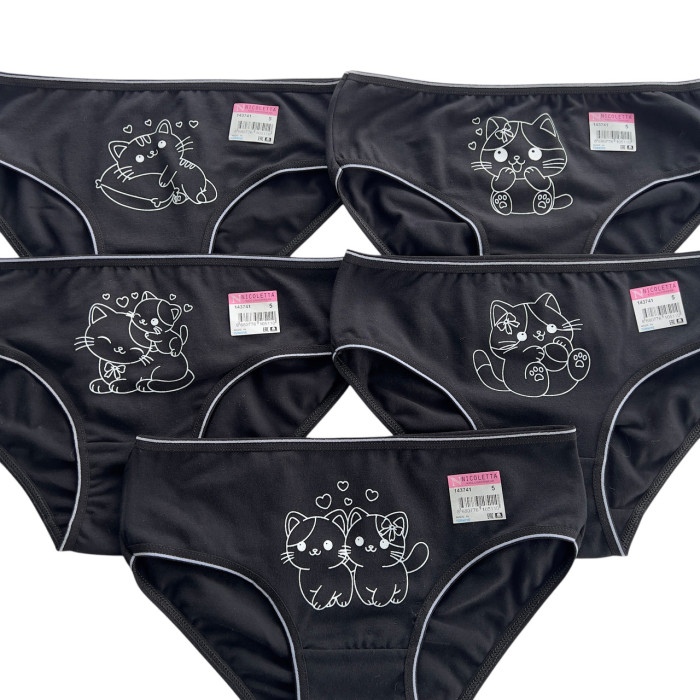 Детские трусики для девочек 8-9 лет (5шт/уп) ТМ Nicoletta