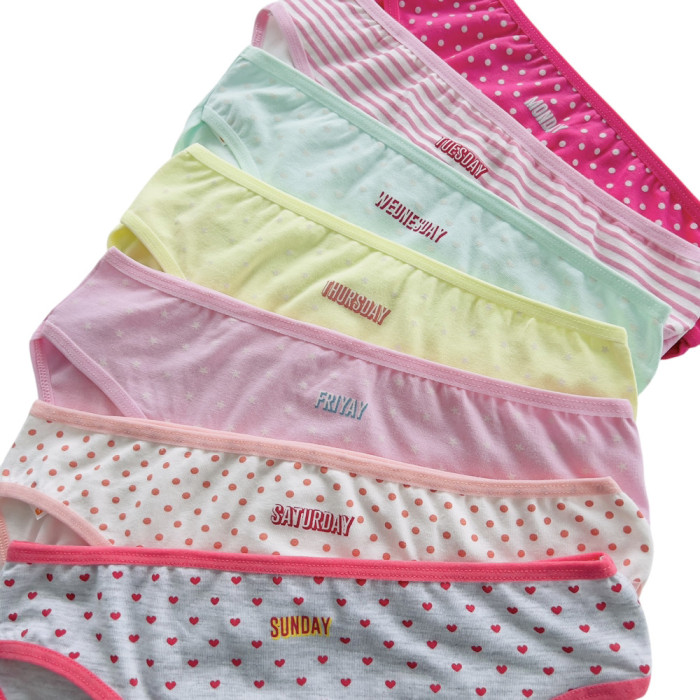 Детские трусики неделька для девочек 9-10 лет (7 шт/уп)