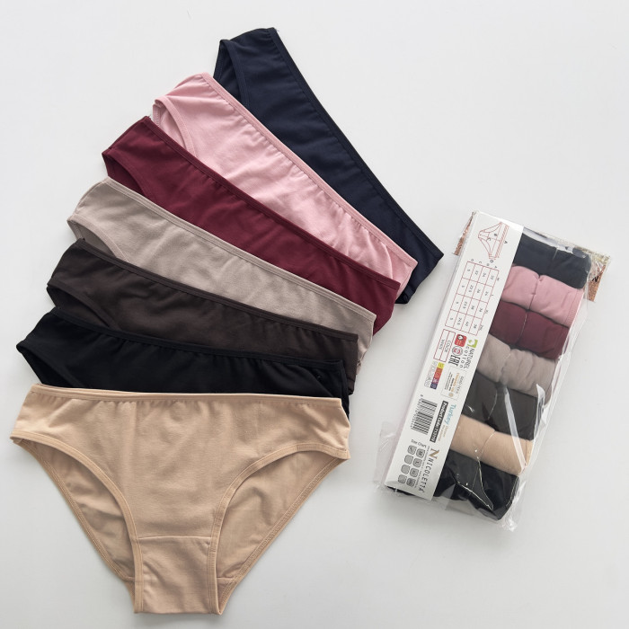 Набор женских трусиков неделек - Размер: 2XL. ( 7 шт/уп). ТМ. Nicoletta