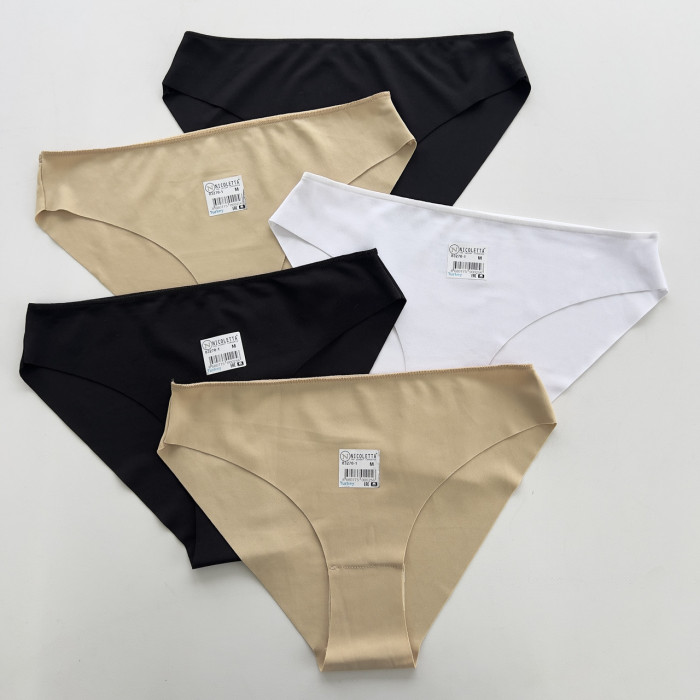 Женские бесшовные трусы Размер: 2XL. ( 5 шт/уп). ТМ. Nicoletta