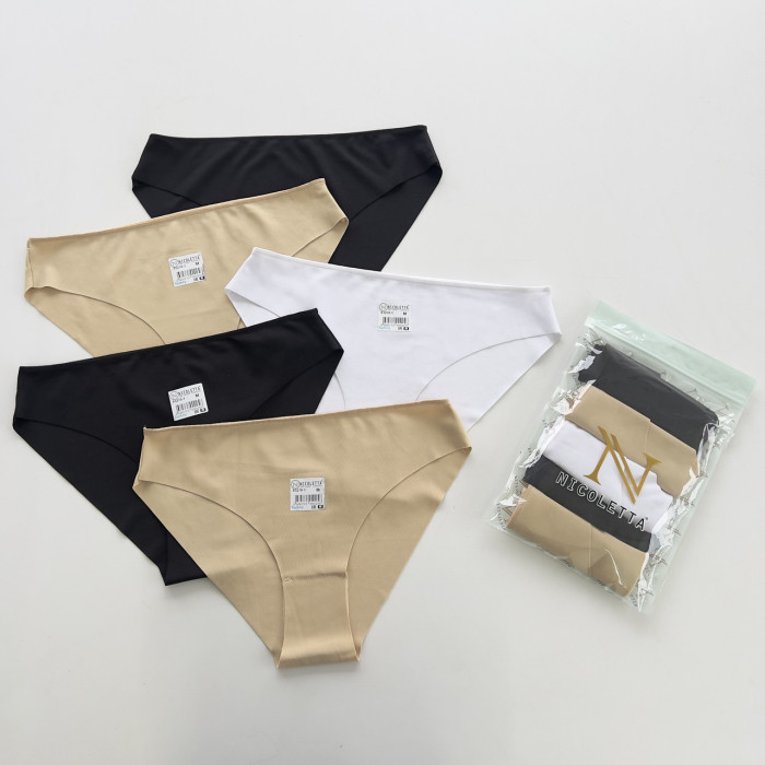 Женские бесшовные трусы Размер: 2XL. ( 5 шт/уп). ТМ. Nicoletta