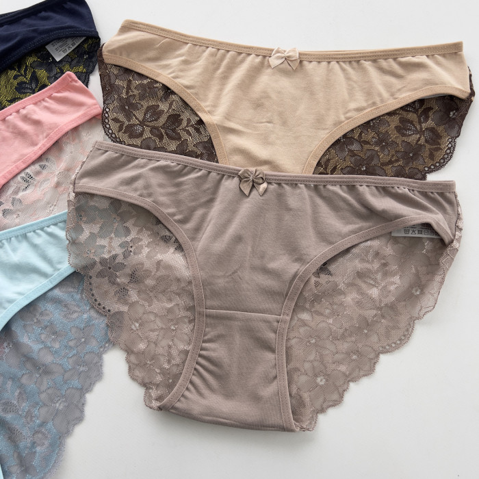 Трусики мереживні сліпи (5 шт. в упаковці) розмір XL