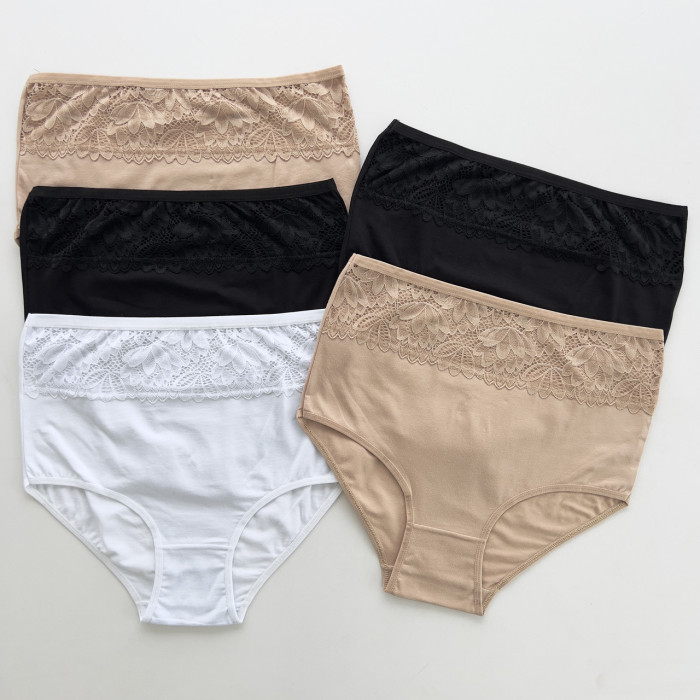 Набор трусиков неделек батал - Размер: 3XL. ( 5 шт/уп). ТМ. Nicoletta