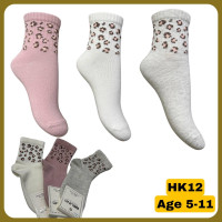 Носки хлопковые 7-8 лет для девочек ТМ Belino (6 шт/уп)