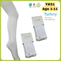 Колготки для дівчаток бавовняні р. 7-8 років TM Belino (3 шт/уп)