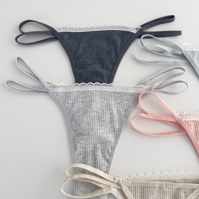 ОПТОМ. Жіночі трусики Тонг "Dominant". Розмір: XL ( 5 шт/уп). Туреччина.